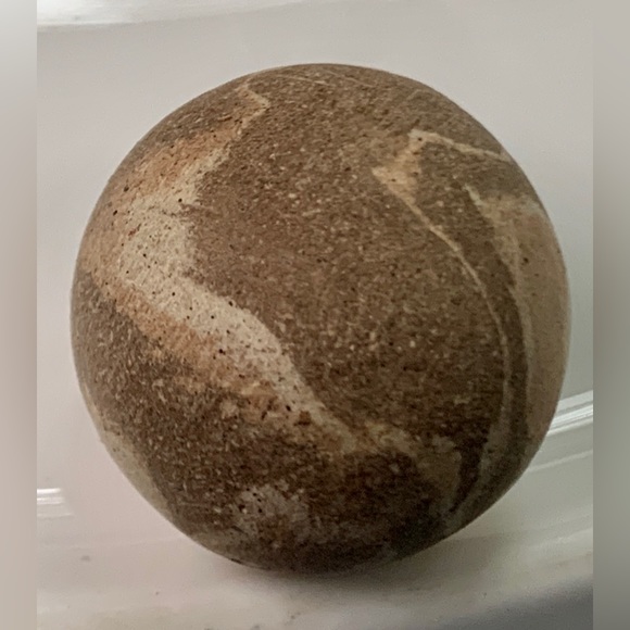 Vintage 1” 25.5mm Large Swirled Clay Marble - Picture 6 of 13